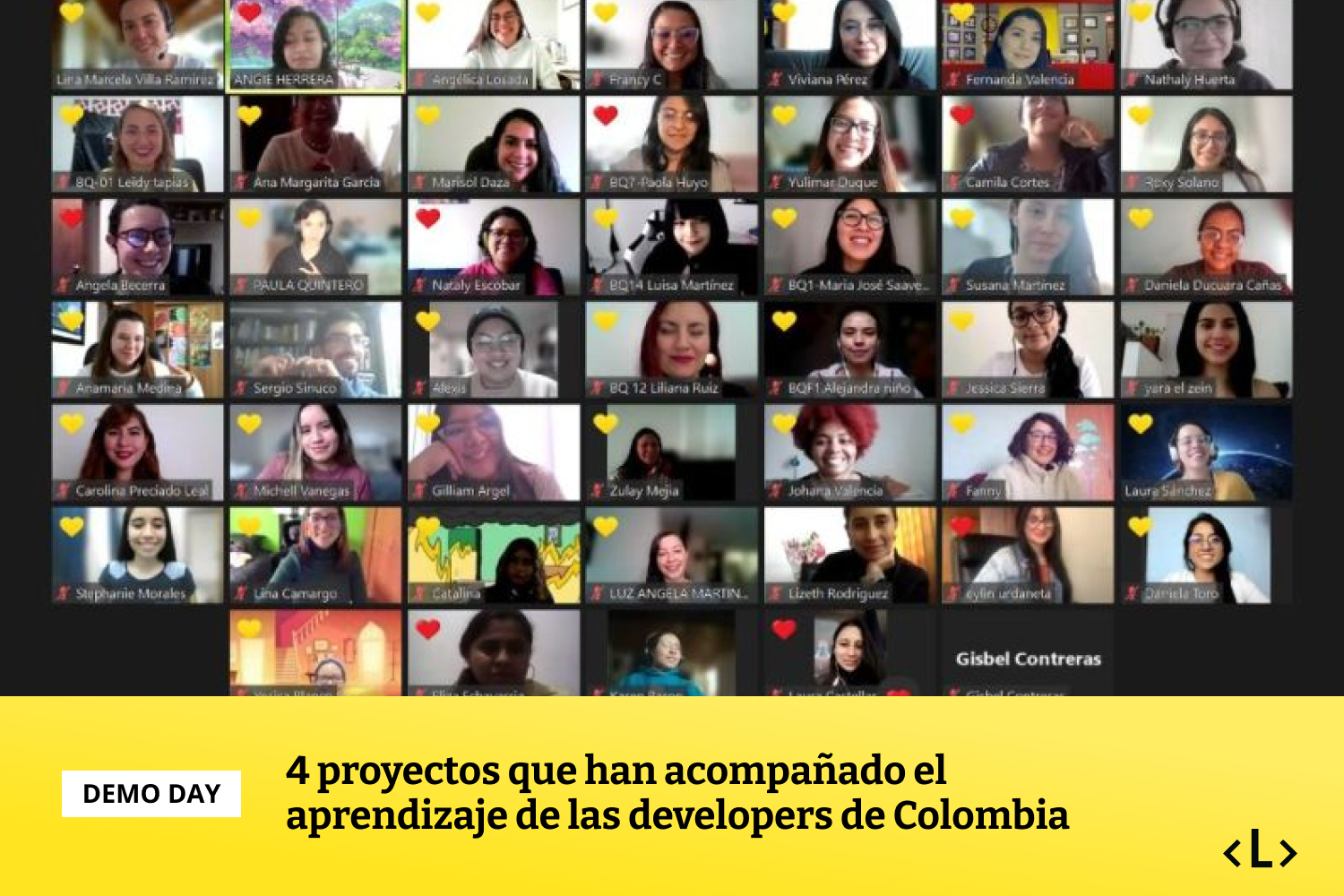 Conoce los proyectos desarrollados por la más reciente generación de programadoras web de Colombia.