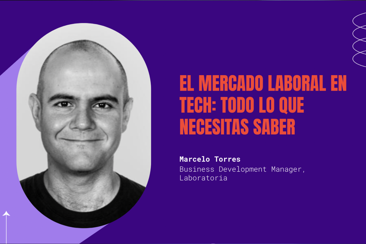 En el encuentro de abril de Código M, nos acompañó Marcelo Torres, Business Development Manager de Laboratoria, quien nos presentó cómo es el mercado laboral en tech en Latinoamérica.