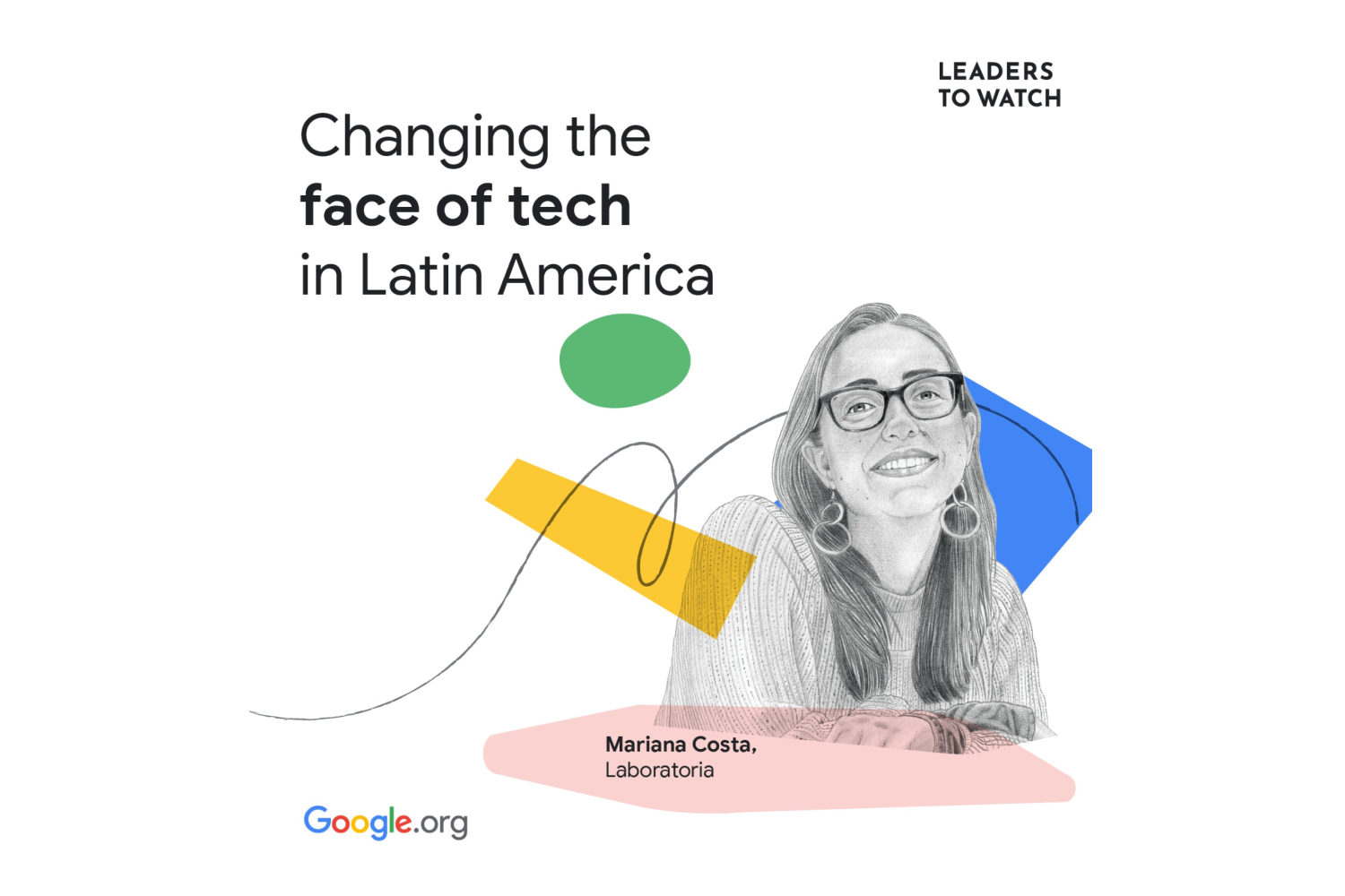 Mariana Costa es la única líder latinoamericana reconocida por Google.org como Líder a seguir este 2022.