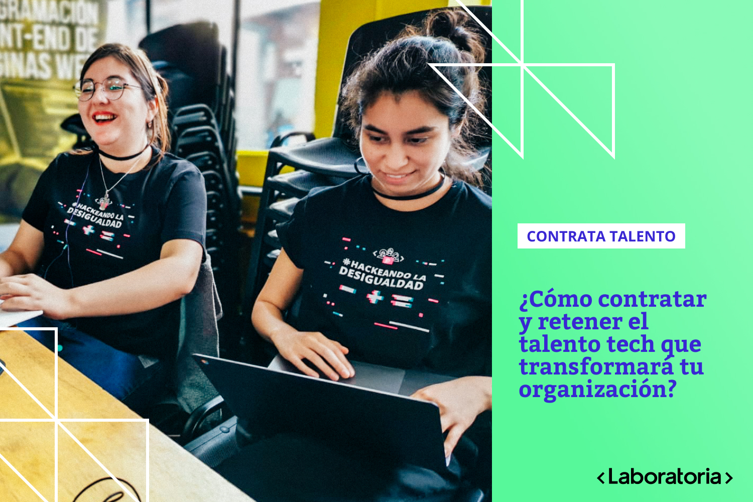 En Laboratoria encuentra al talento tech que tiene el potencial para transformar tu organización. Exploramos 5 pilares para encontrar a los perfiles tech más demandados.
