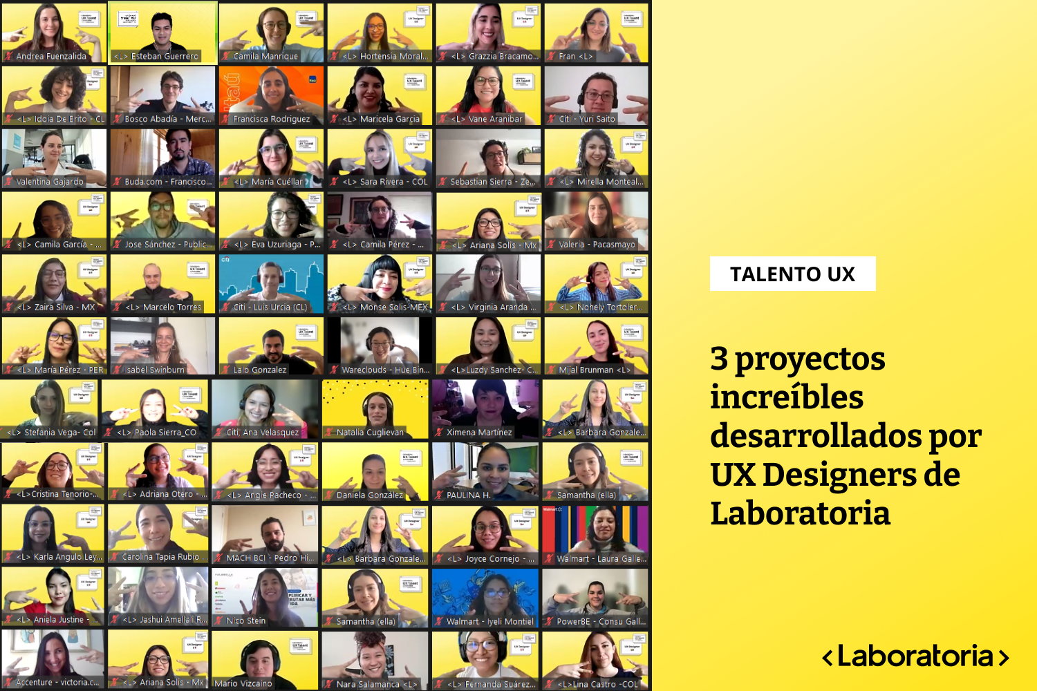 Una nueva generación de UX Designers acaba de terminar el bootcamp y está listo para integrar tus equipos digitales. Conoce los proyectos que diseñaron.