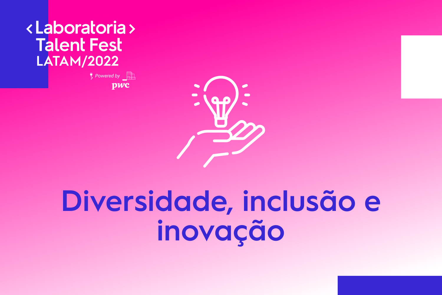 Neste espaço, conheça as histórias de diversidade, inclusão e seu impacto na inovação e disrupção das organizações, onde é mostrado o poder das diferenças nas pessoas.